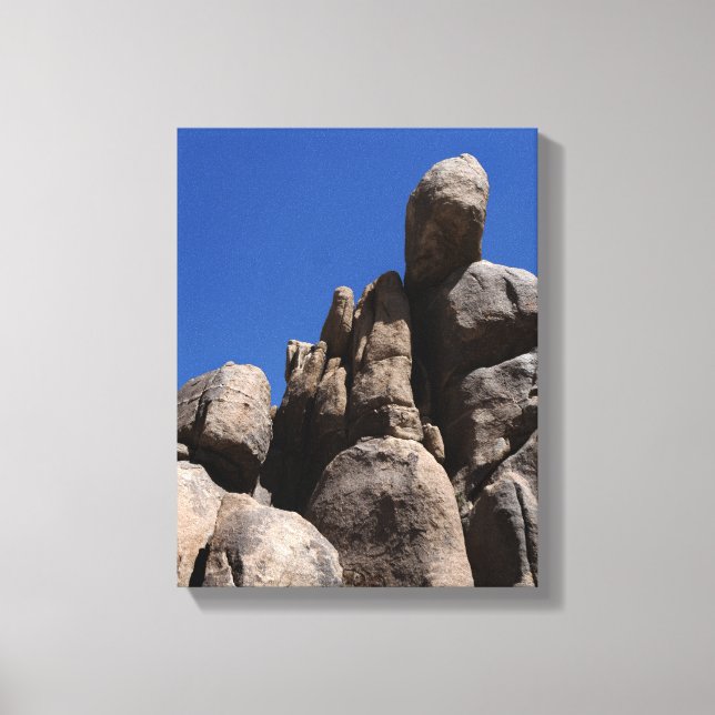 Lienzo Rocas en el Parque Nacional del Árbol de Joshua (Anverso)