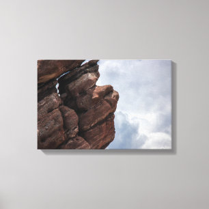 Lienzo Rocas y nubes - Colorado "Rocas Rojas"