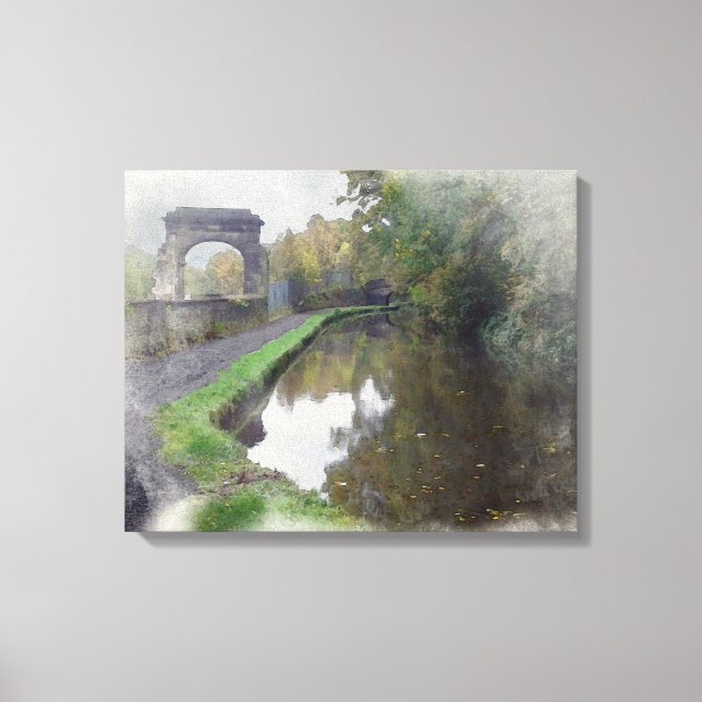 Lienzo Rochdale Canal Sagar Richards Arch (Anverso)