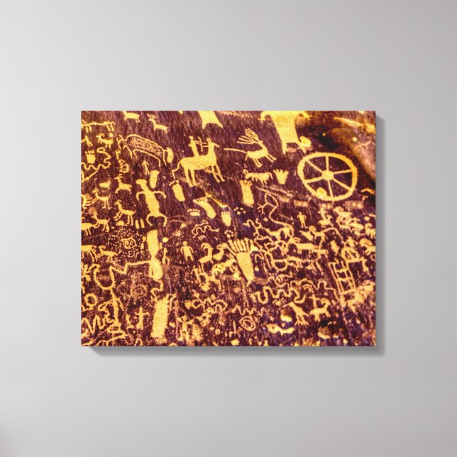 Lienzo Rock American Indian Utah (Anverso)