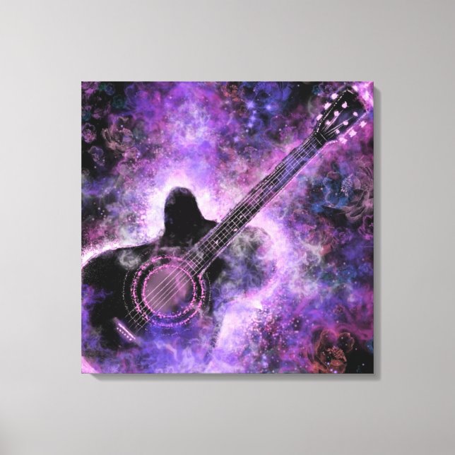 Lienzo Rock Music Guitar Canvas (Anverso)