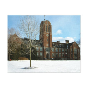 Lienzo Rockwell en invierno en Grove City College