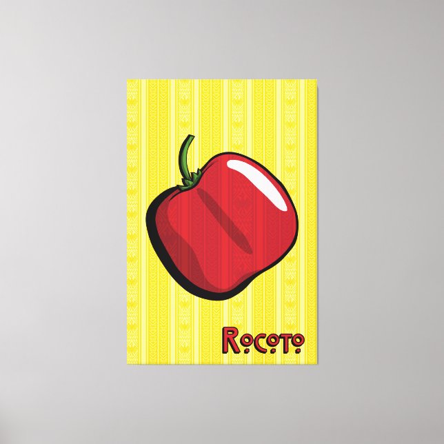 Lienzo Rocoto Chili Pepper Canvas Art (Anverso)