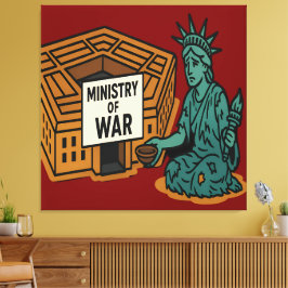 Lienzo Rogando por la paz: Libertad frente al Ministerio