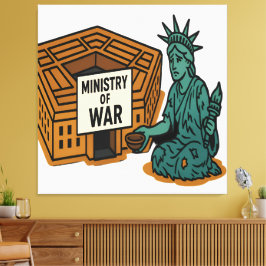 Lienzo Rogando por la paz: Libertad frente al Ministerio