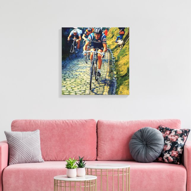 Lienzo Roger de Vlaeminck Tour de Flandes 1978 (Insitu (Sala de estar))