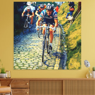 Lienzo Roger de Vlaeminck Tour de Flandes Koppenberg 