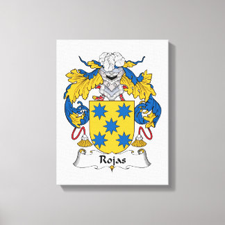 Lienzo Rojas Family Crest