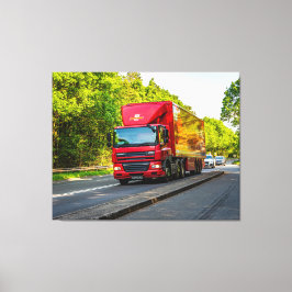 Lienzo Rojo a través de Hereford