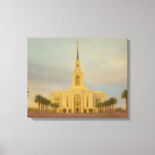 Lienzo Rojo Acantilados Utah Temple Painting™ LDS Canvas 