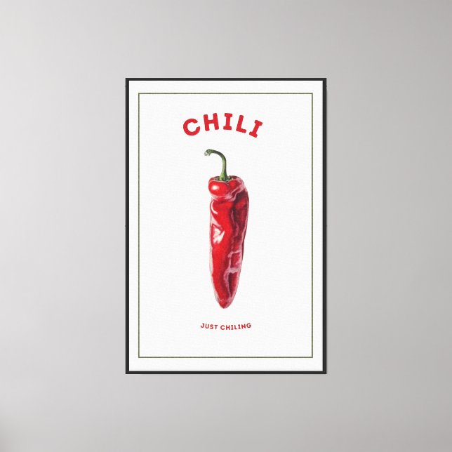Lienzo rojo chile  (Anverso)
