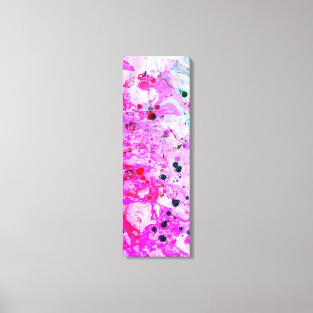 Lienzo Rojo rosa morado azul amarillo verde moda moderna (Anverso)