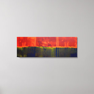 Lienzo Rojo y azul
