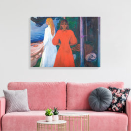 Lienzo Rojo y blanco | Edvard Munch |