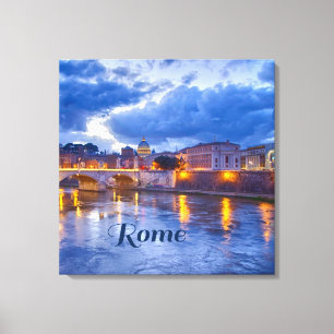 Lienzo Roma Italia Hermosa