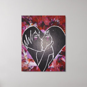 Lienzo Romance auténtico