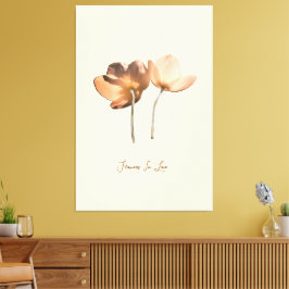 Lienzo Romantic Flowers in Love – Botanical Fantasy Boho