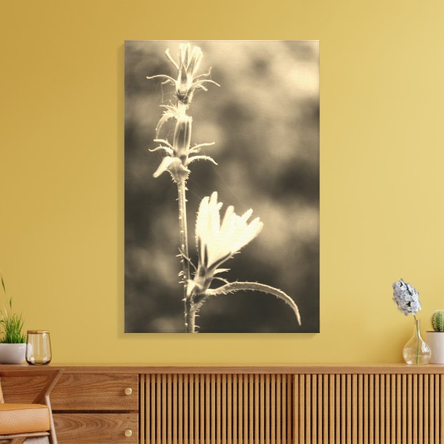 Lienzo Romantic Trees & Flowers – Botanical Fantasy Boho  (Insitu (Sala de estar))