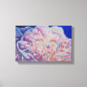 Lienzo Romántico elegante color rosa azul pastel