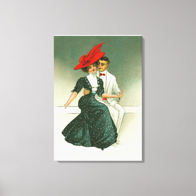 Lienzo Romántico vintage (Anverso)