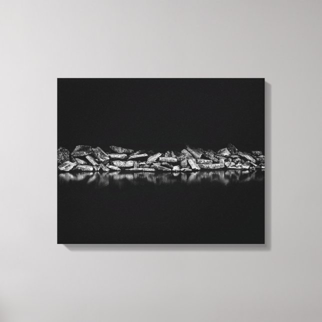 Lienzo Rompeolas de la Bahía de Ashbridges 1 (Anverso)