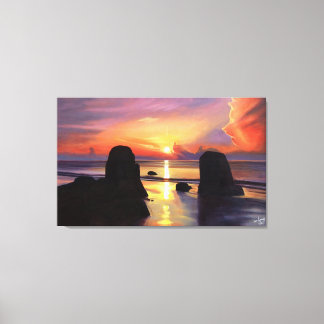 Lienzo Rompiendo las nubes