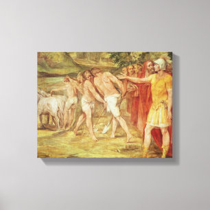 Lienzo Romulus marcando los límites de Roma