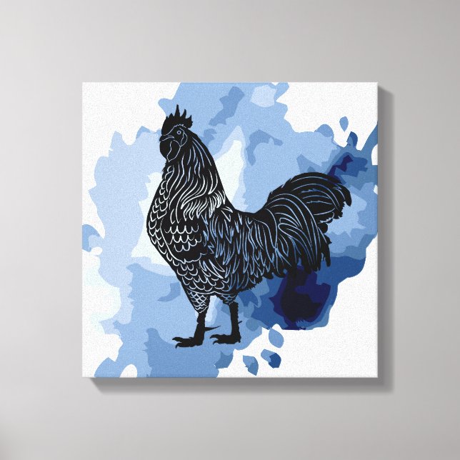 Lienzo Rooster (Anverso)