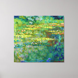 Lienzo Ropa de los lirios de agua por Claude Monet