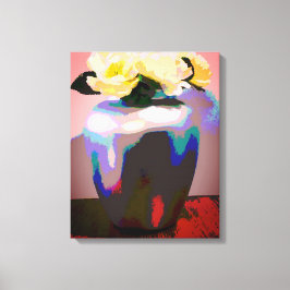 Lienzo Rosa amarilla de Texas