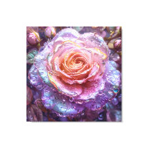 Rosa bellamente detallado