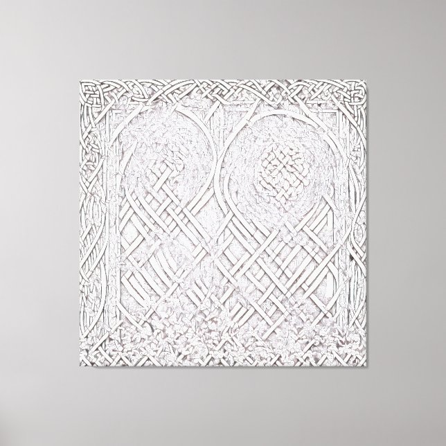 Lienzo Rosa celta A (Anverso)