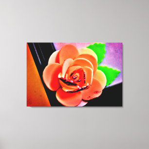 Lienzo Rosa de color