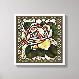 Lienzo Rosa de oro vintage Art Deco