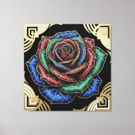 Lienzo Rosa Deco