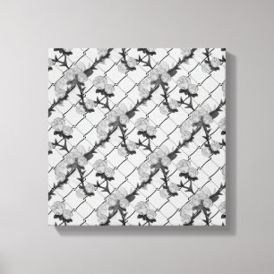 Lienzo Rosa fantasma escalando un Pa sin inconvenientes d