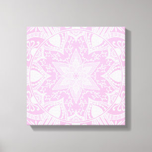 Lienzo Rosa Mandala