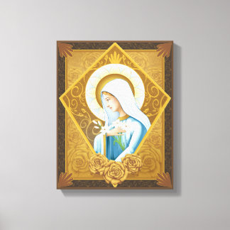 Lienzo Rosa místico