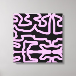 Lienzo Rosa negro