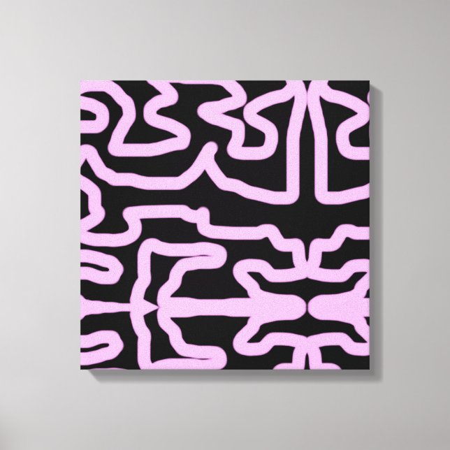 Lienzo Rosa negro (Anverso)