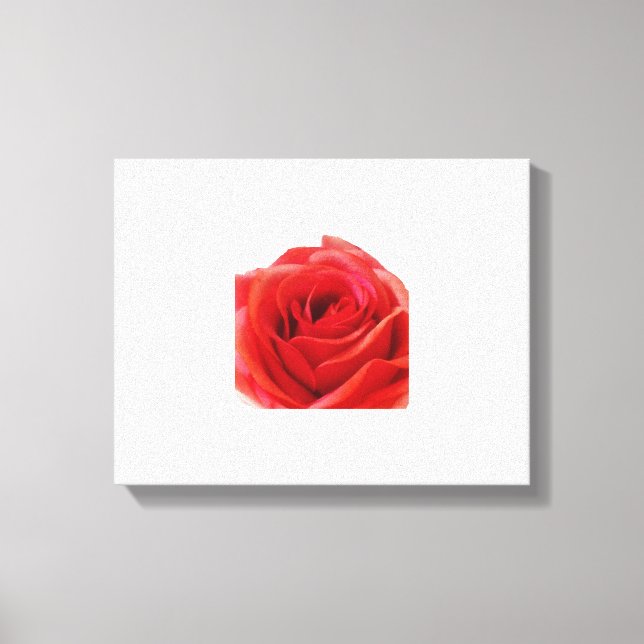 Lienzo Rosa Roja (Anverso)