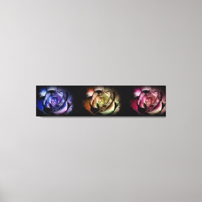 Lienzo Rosa Triptych (Anverso)