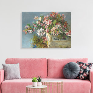 Lienzo Rosas Alpinas en una Caja de Ventana – Andreas Lac