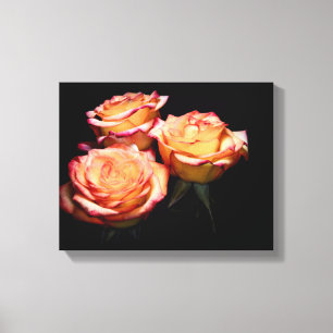 Lienzo Rosas amarillas y rosas de 1998