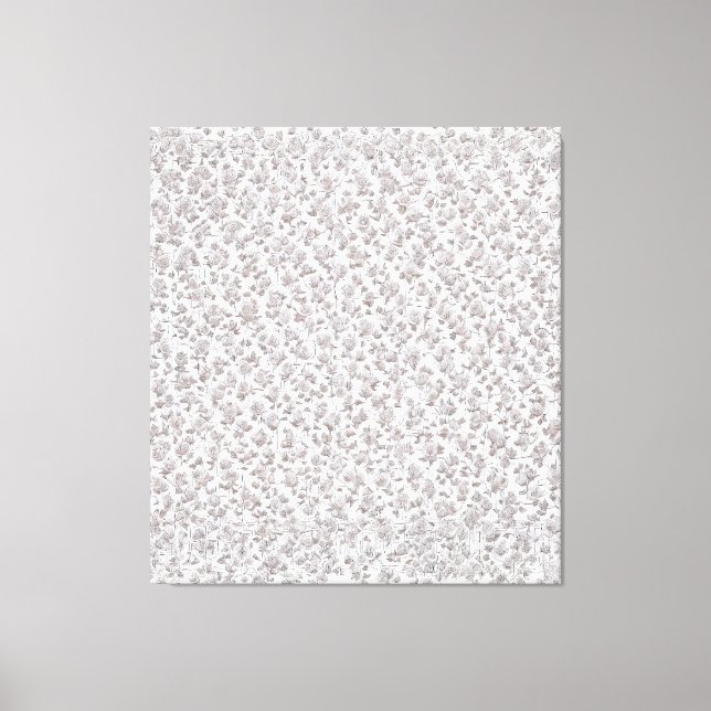 Lienzo Rosas blancas D (Anverso)