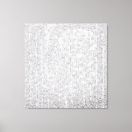 Lienzo Rosas blancas E