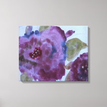Rosas de flores moradas de Artsy