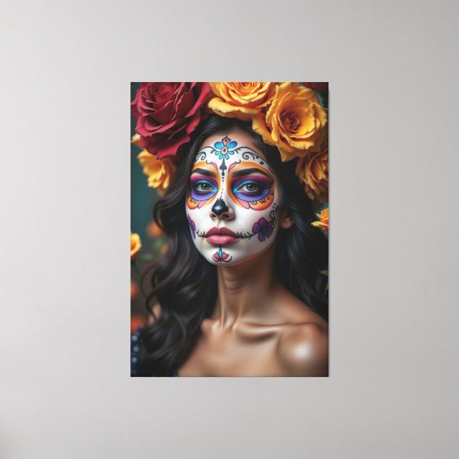 Lienzo Rosas de los muertos (Anverso)