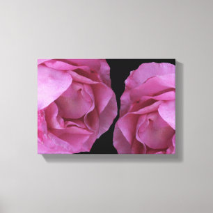 Lienzo Rosas rosa rosadas románticas simple floral modern