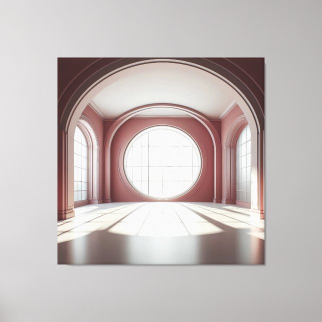 Lienzo Rose Arch Window Hall (Anverso)